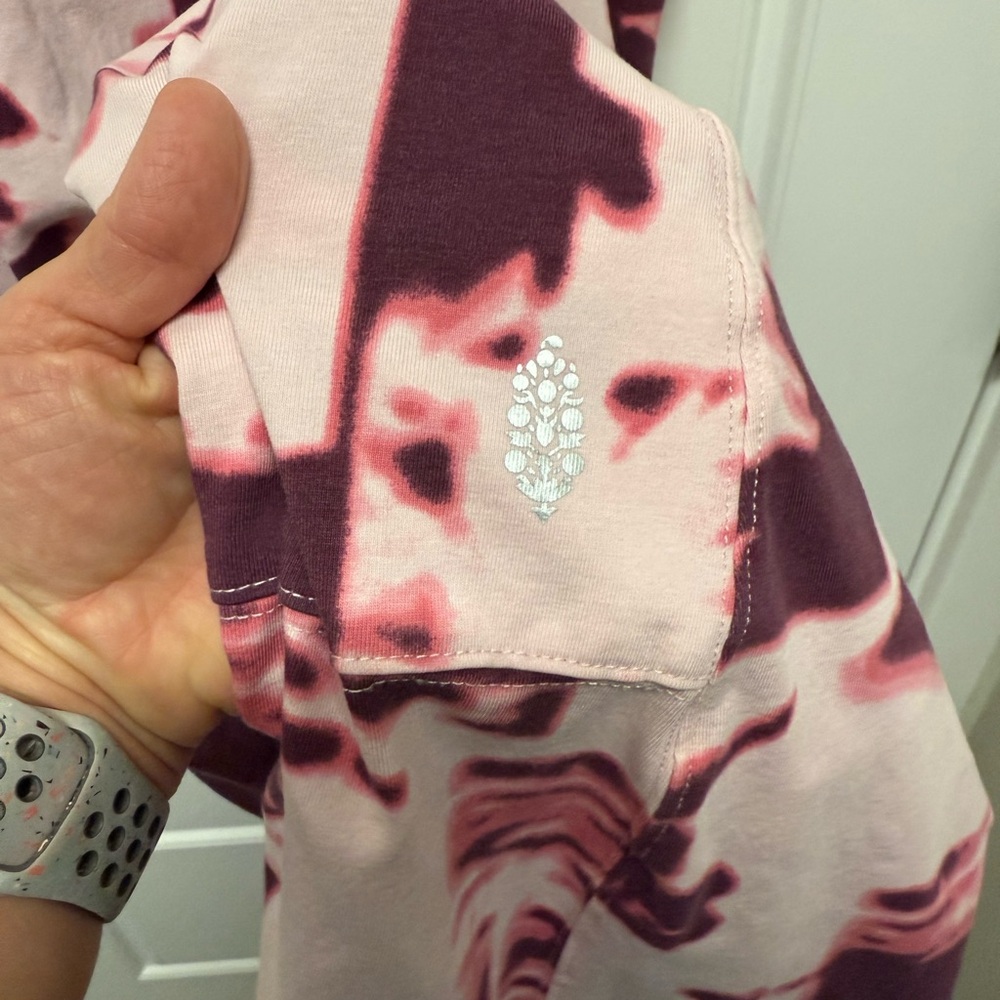 Free People Hot Shot Printed One Piece - Pink Palm - small - Picture 5 of 6